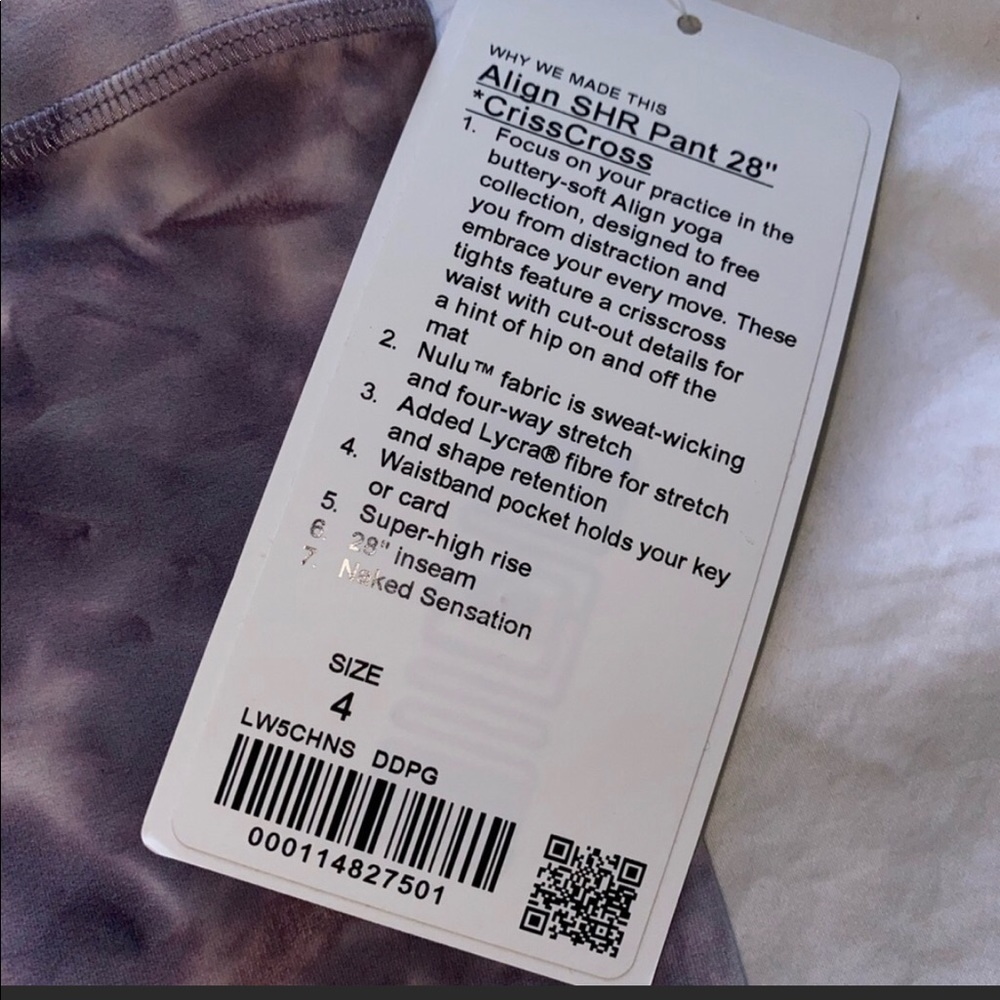 Lululemon Super HR Align Pant- Criss Cross Waist